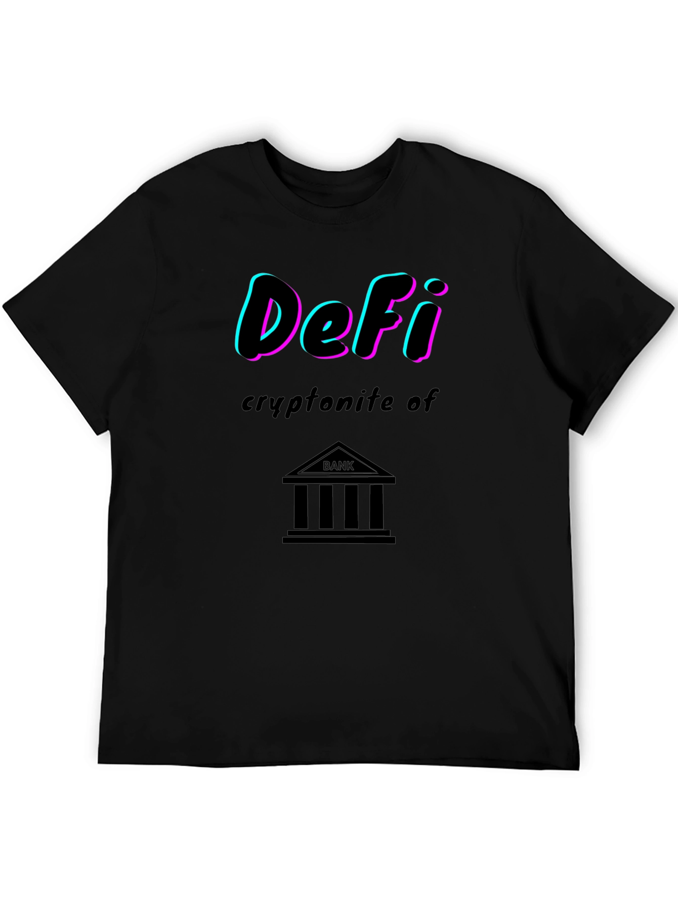 DeFi Kryptonite of Banks Graphic T-Shirt