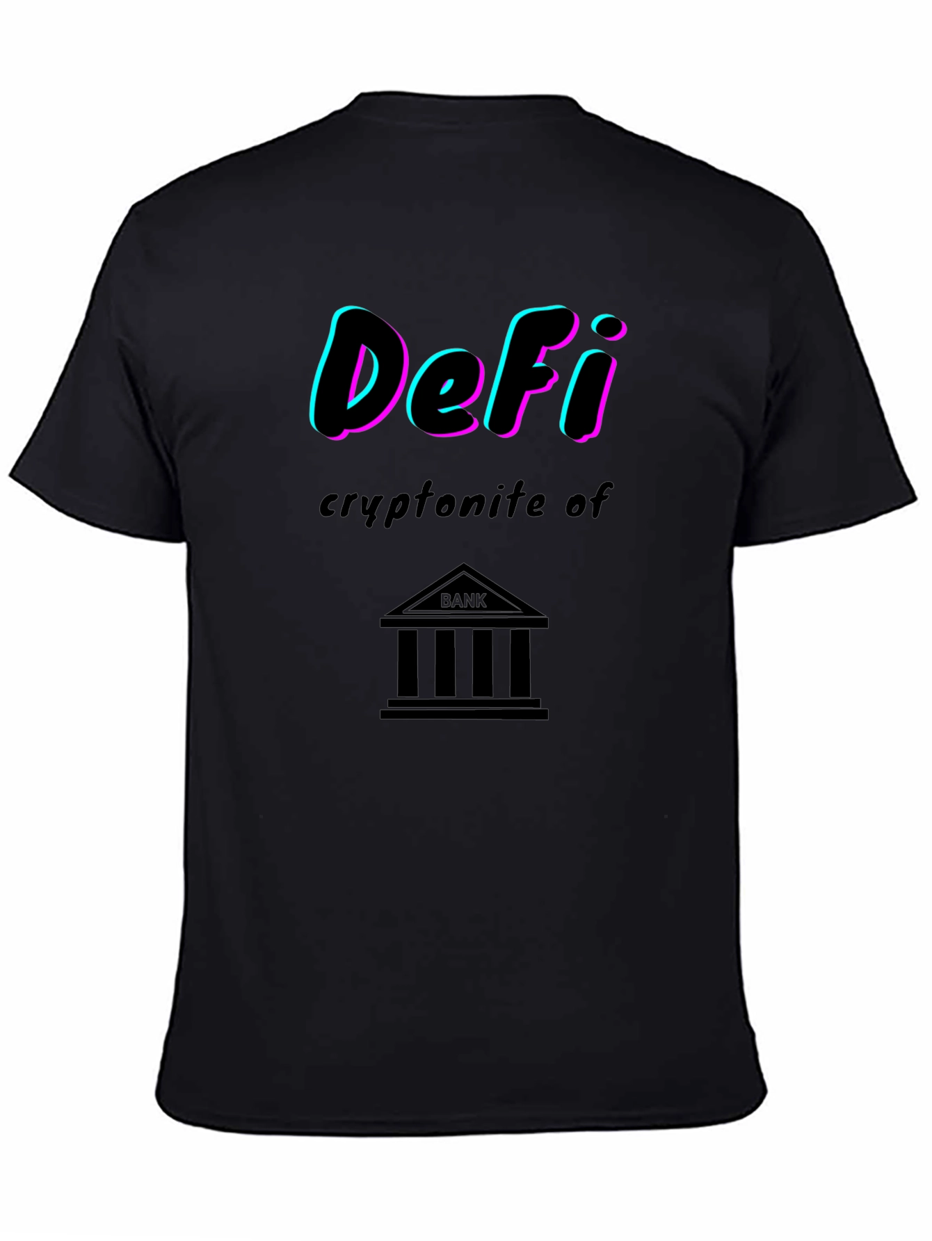 DeFi Kryptonite of Banks Graphic T-Shirt