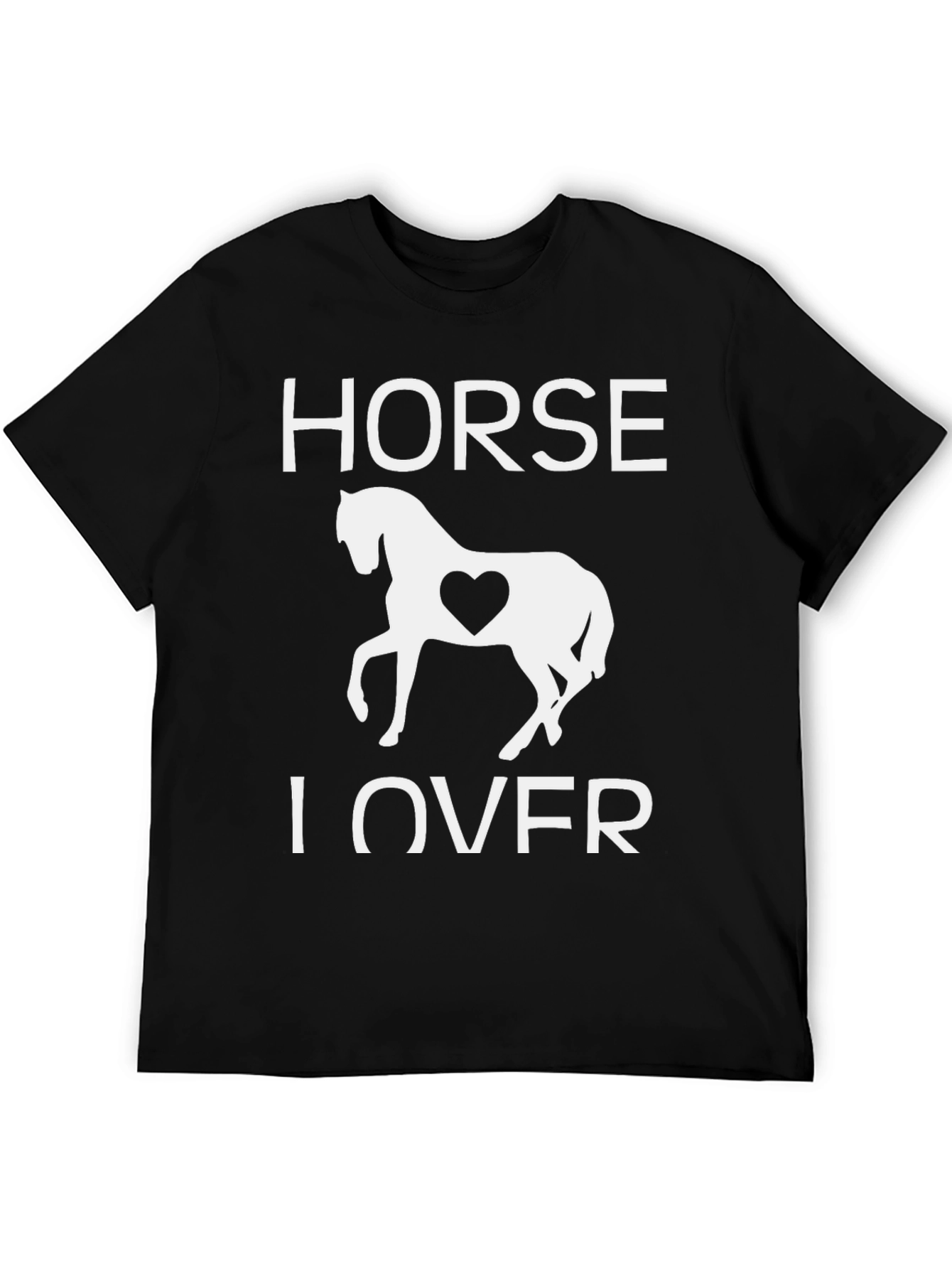 Horse Lover T-Shirt - Black