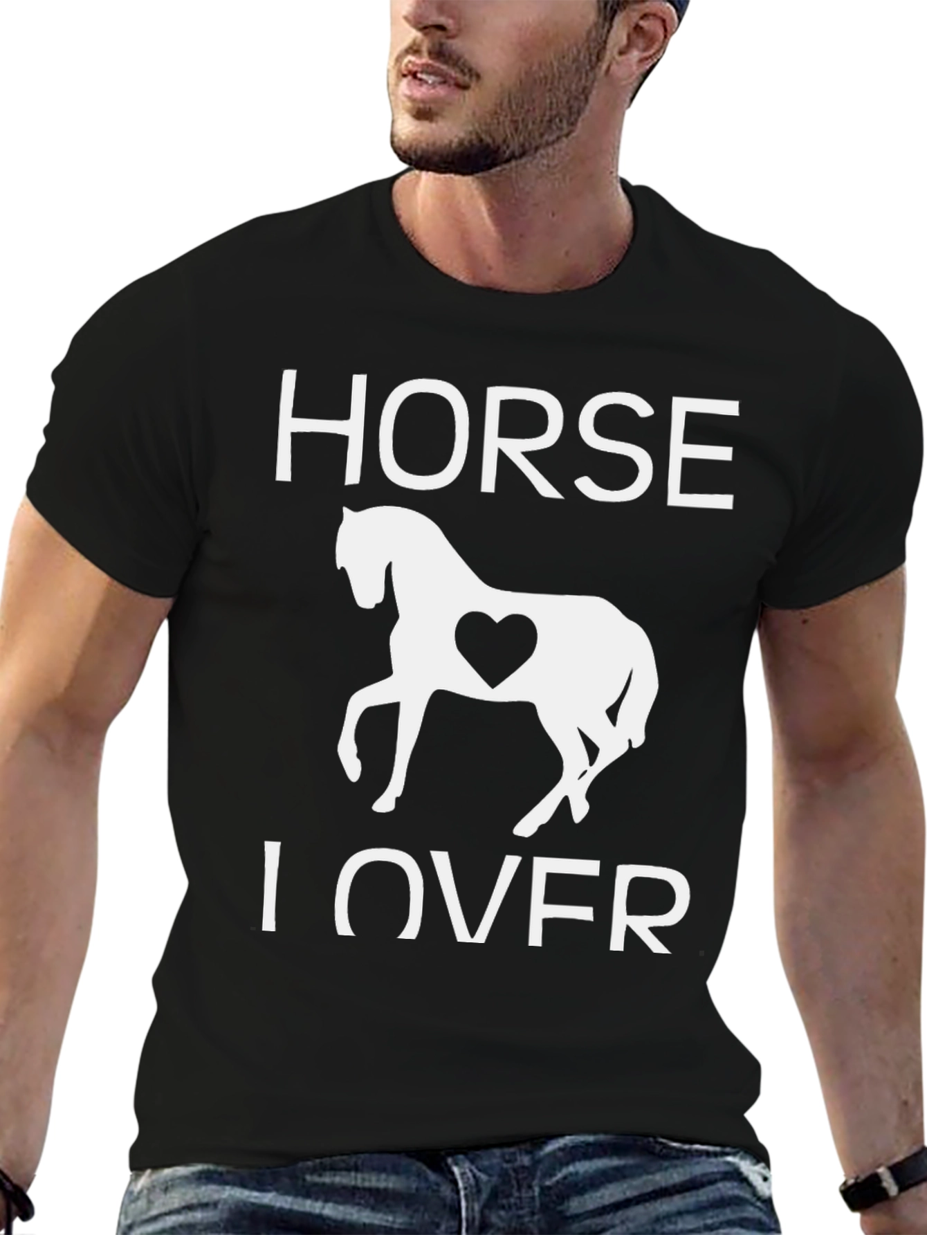 Horse Lover T-Shirt - Black