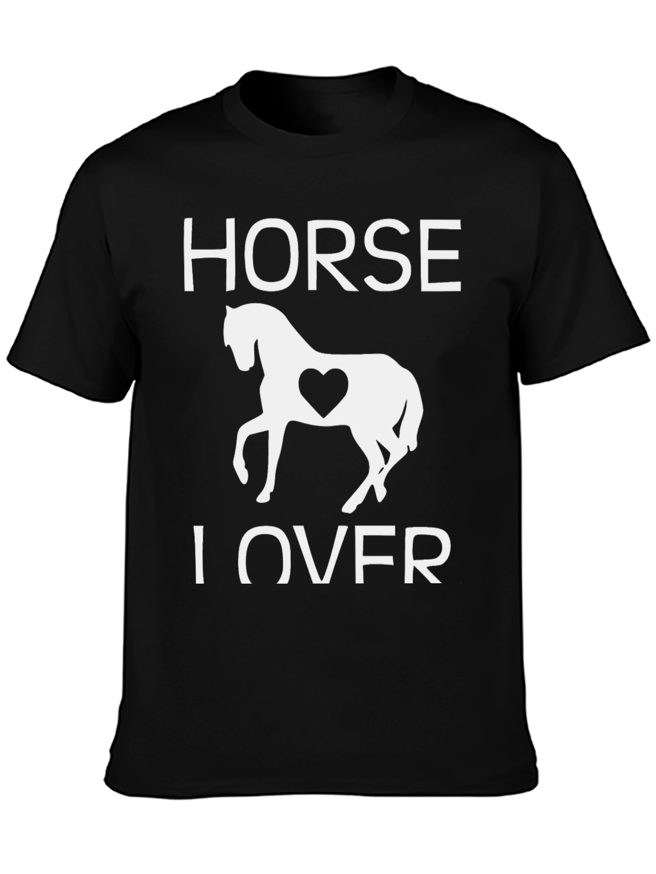 Horse Lover T-Shirt - Black