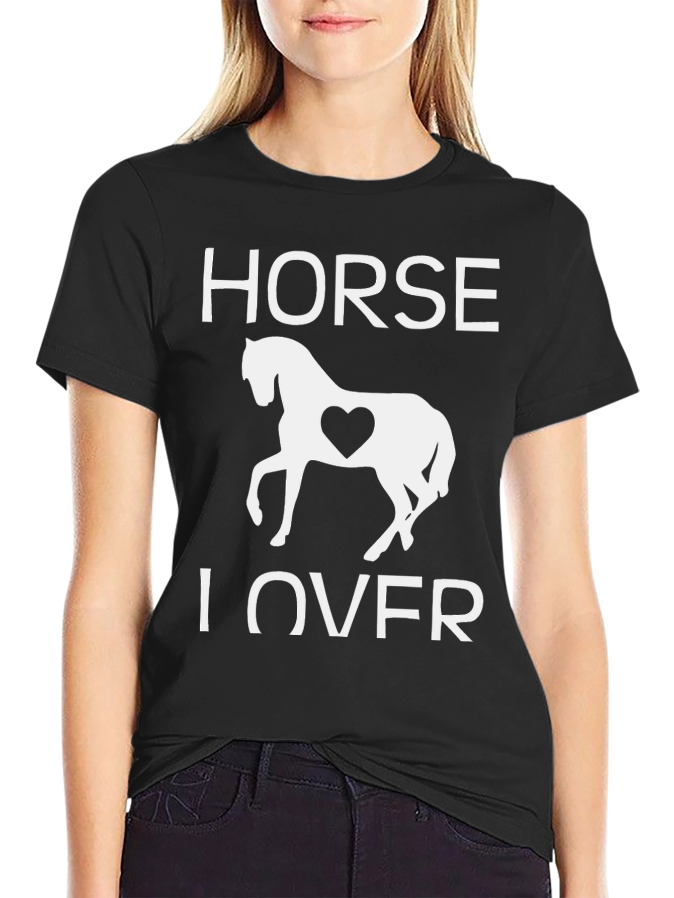 Horse Lover T-Shirt - Black