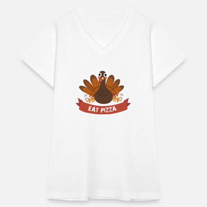 Eat Pizza Funny Thanksgiving Turkey