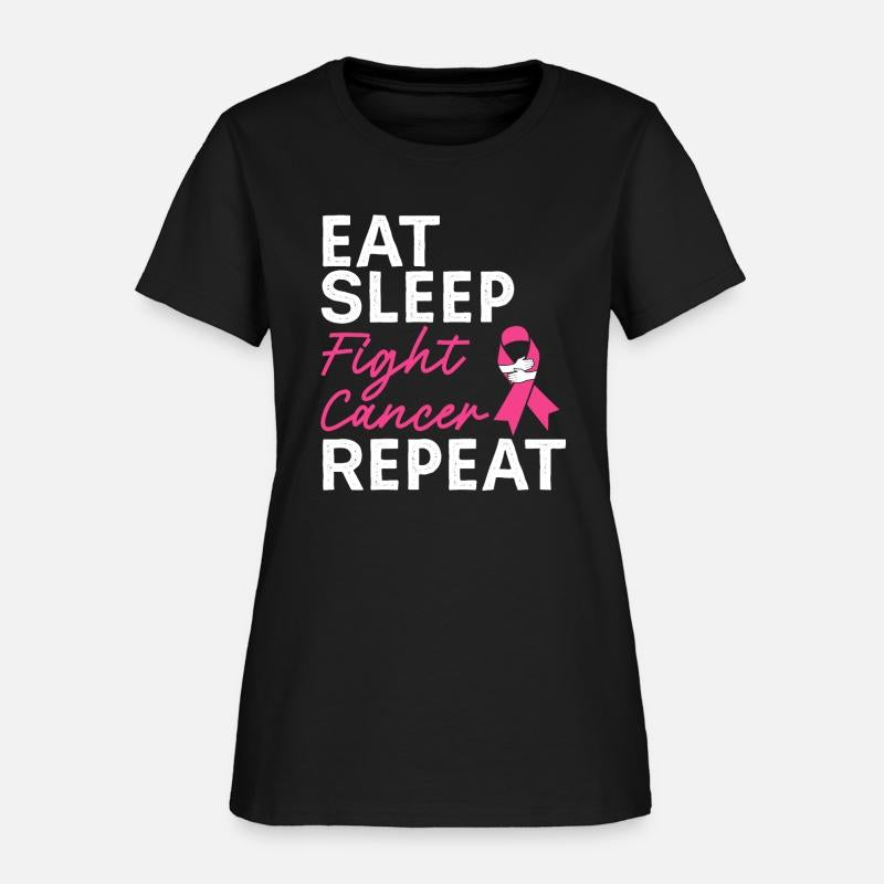 Eat Sleep Fight Cancer Repeat Breast Cancer