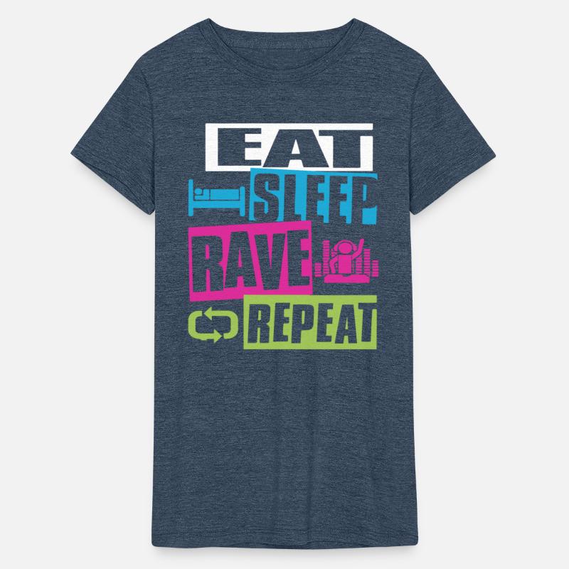 Eat Sleep Rave Repeat Dance T Shirts