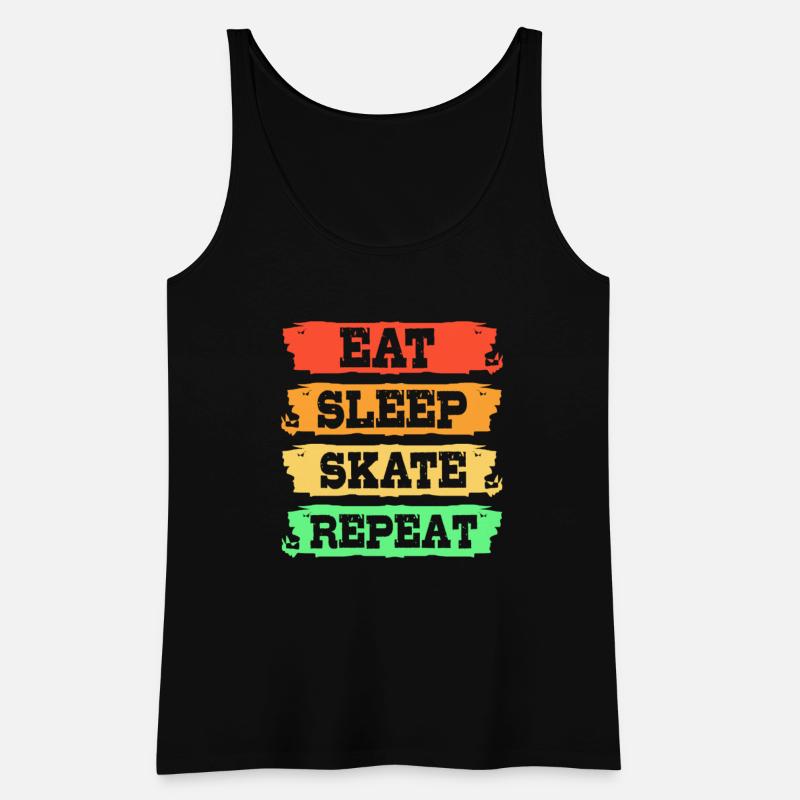 Eat Sleep Skate Repeat Retro Skateboard Longboard