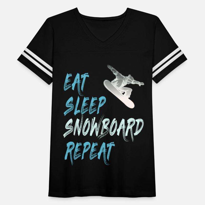 eat sleep snowboard repeat winter sports gift