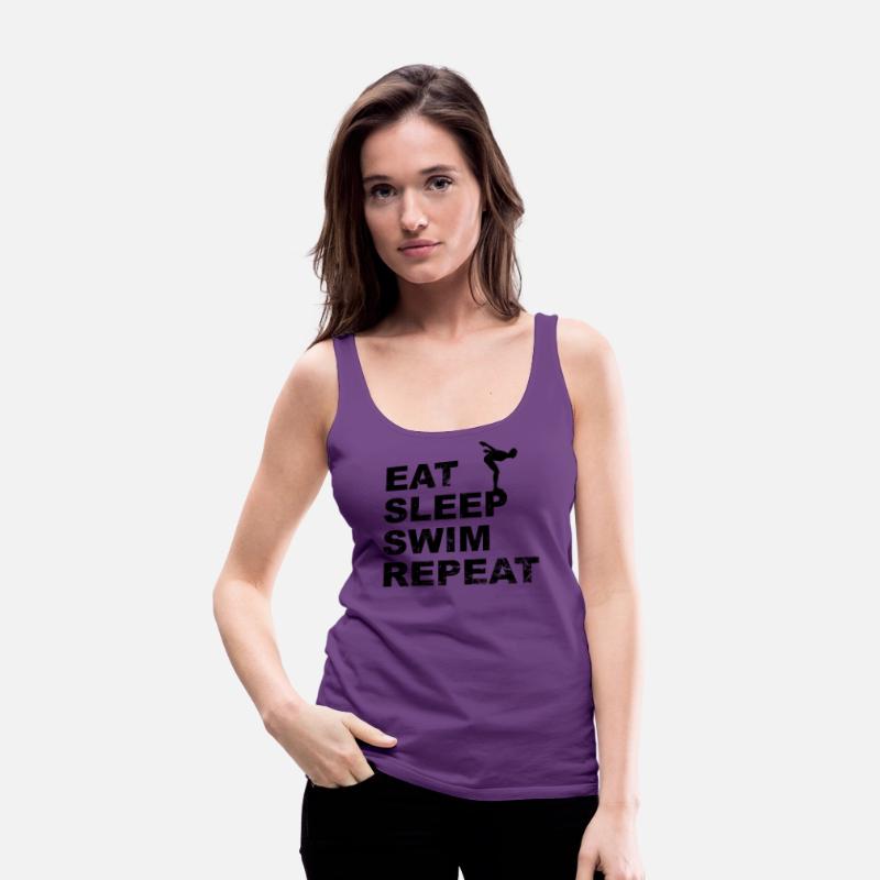 Eat sleep swim repeat with a swimmer
