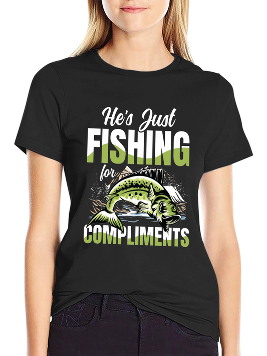 Fishing for Compliments Graphic Tee