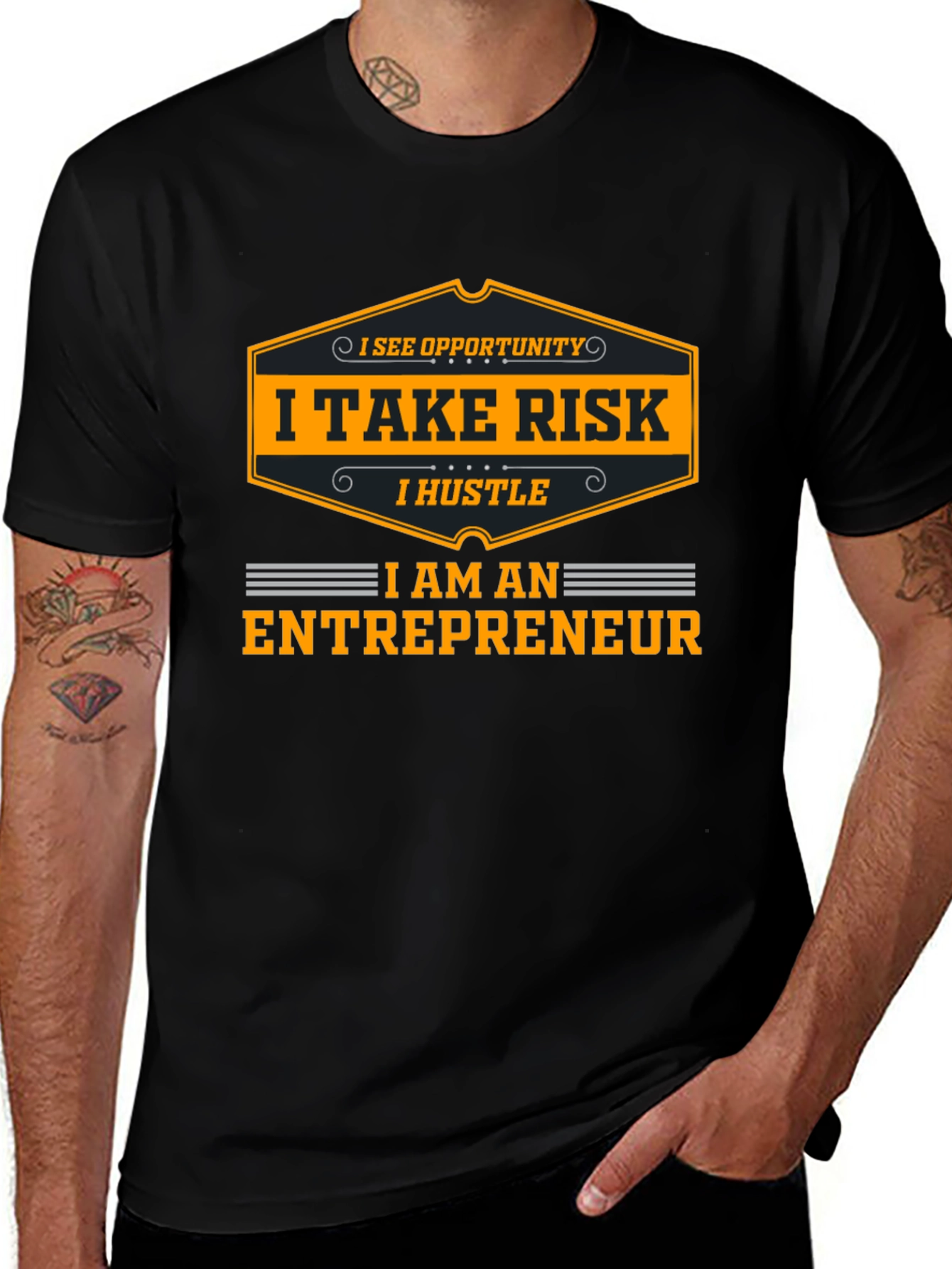 Entrepreneur Hustle Graphic T-Shirt