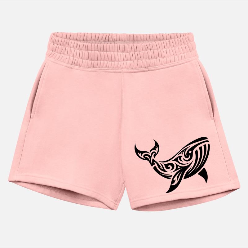 Elegant Giant Whale Tribal Tattoo Style