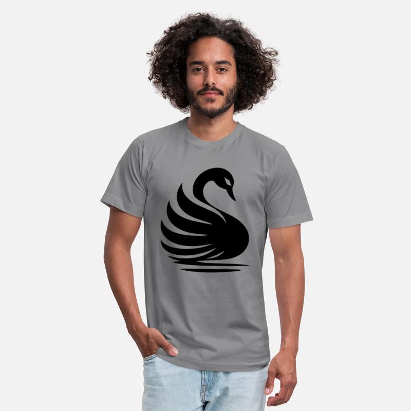 Elegant Swan Silhouette: Grace on the Water