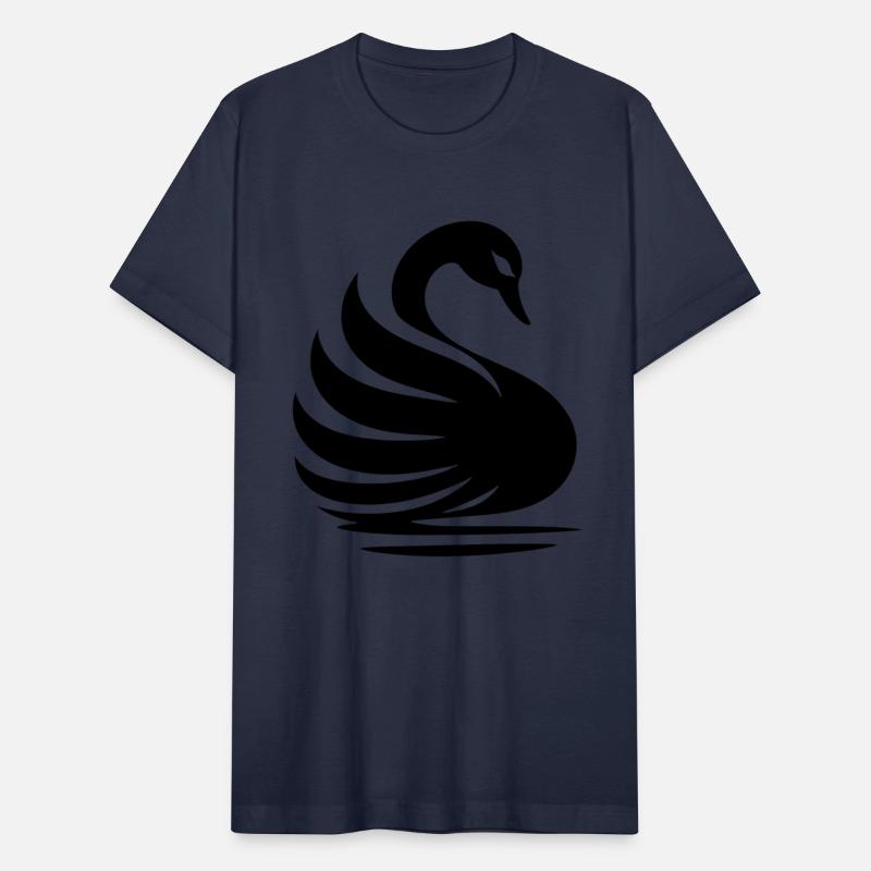 Elegant Swan Silhouette: Grace on the Water