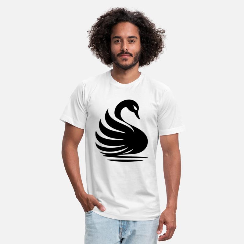 Elegant Swan Silhouette: Grace on the Water