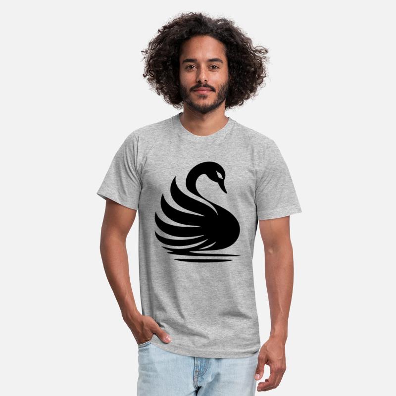 Elegant Swan Silhouette: Grace on the Water