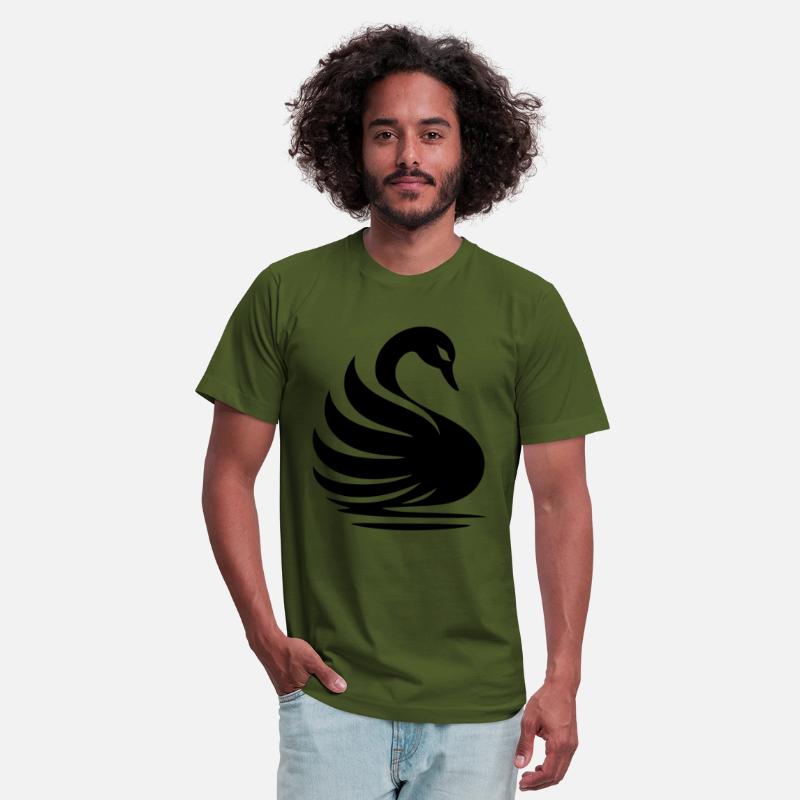 Elegant Swan Silhouette: Grace on the Water