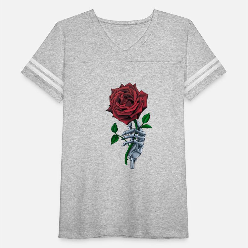 eleton Hand Red Rose Flower