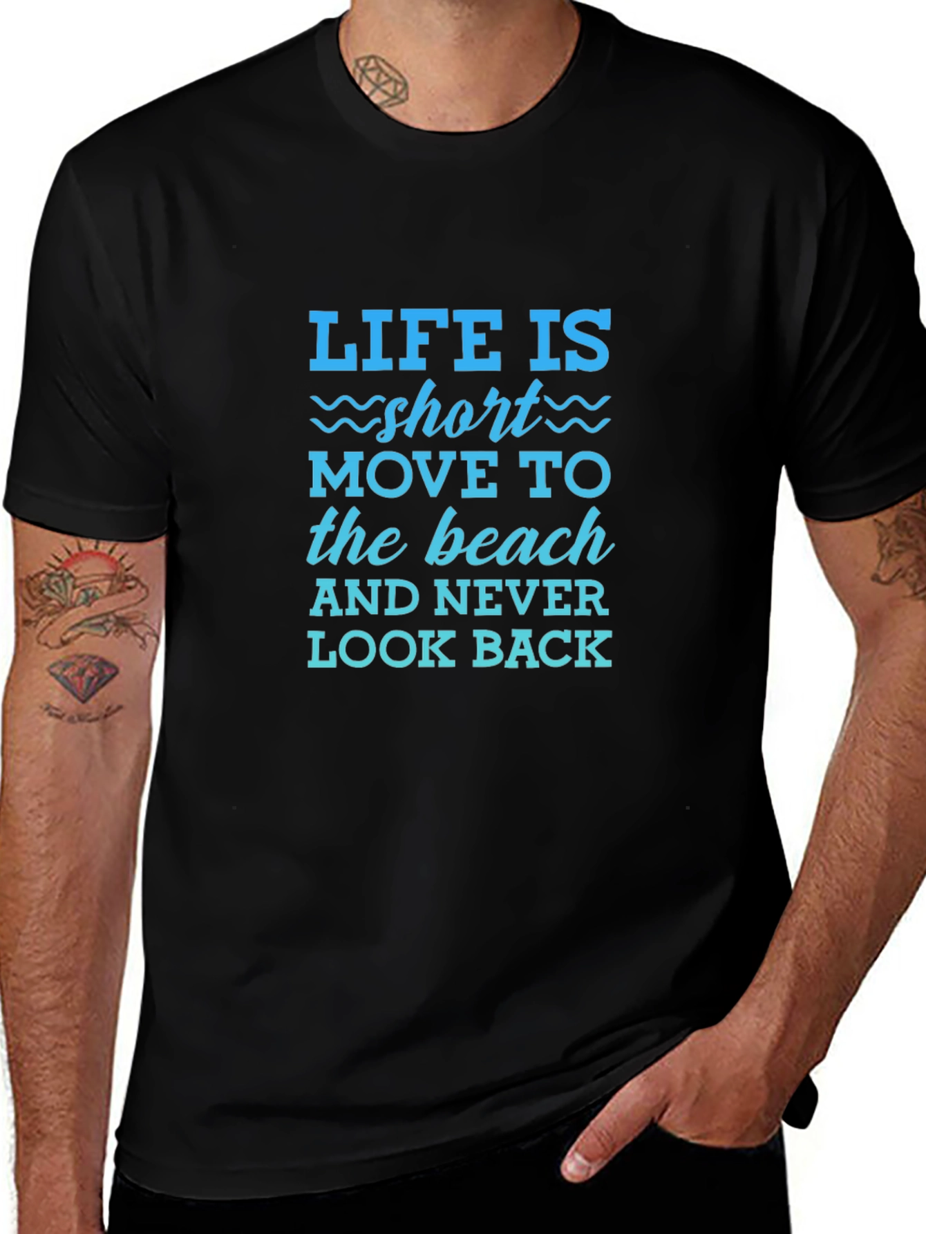 Life is Short Beach T-Shirt