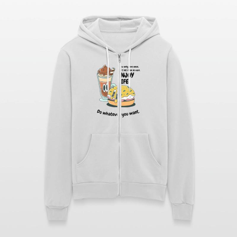 Enjoy Life with burger and drink