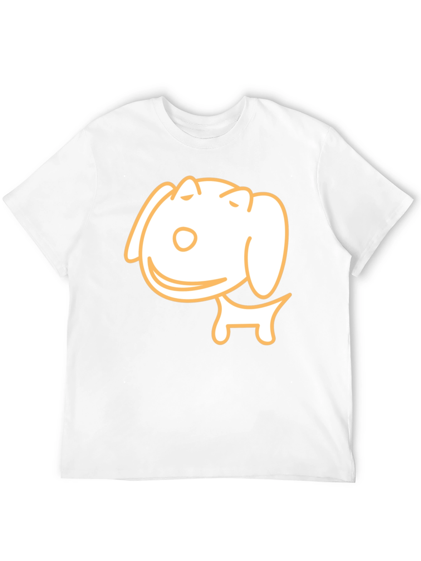 Cute Dog Graphic T-Shirt - Black Casual Tee