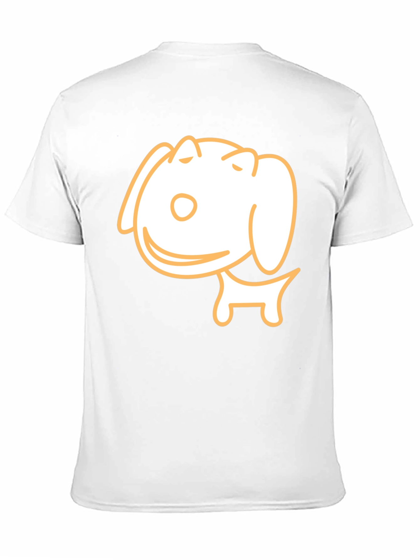 Cute Dog Graphic T-Shirt - Black Casual Tee