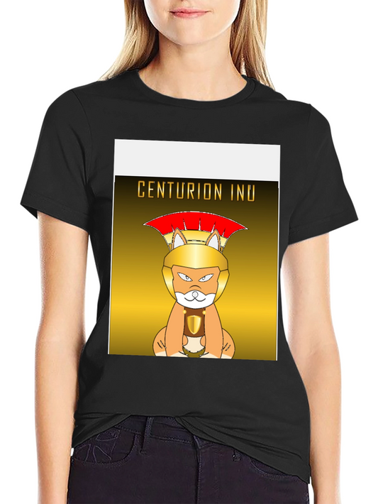 Centurion Inu Graphic T-Shirt - Black Cotton Tee