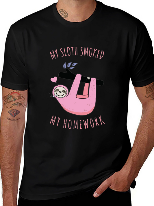 My Sloth Smoked My Homework Tee