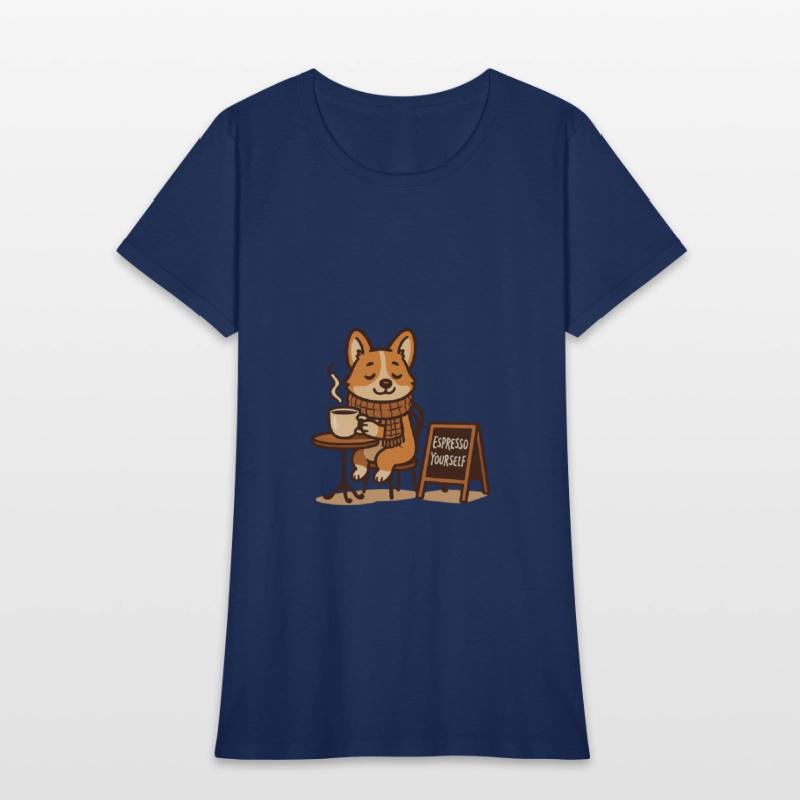 Espresso Yourself – Cute Corgi Coffee