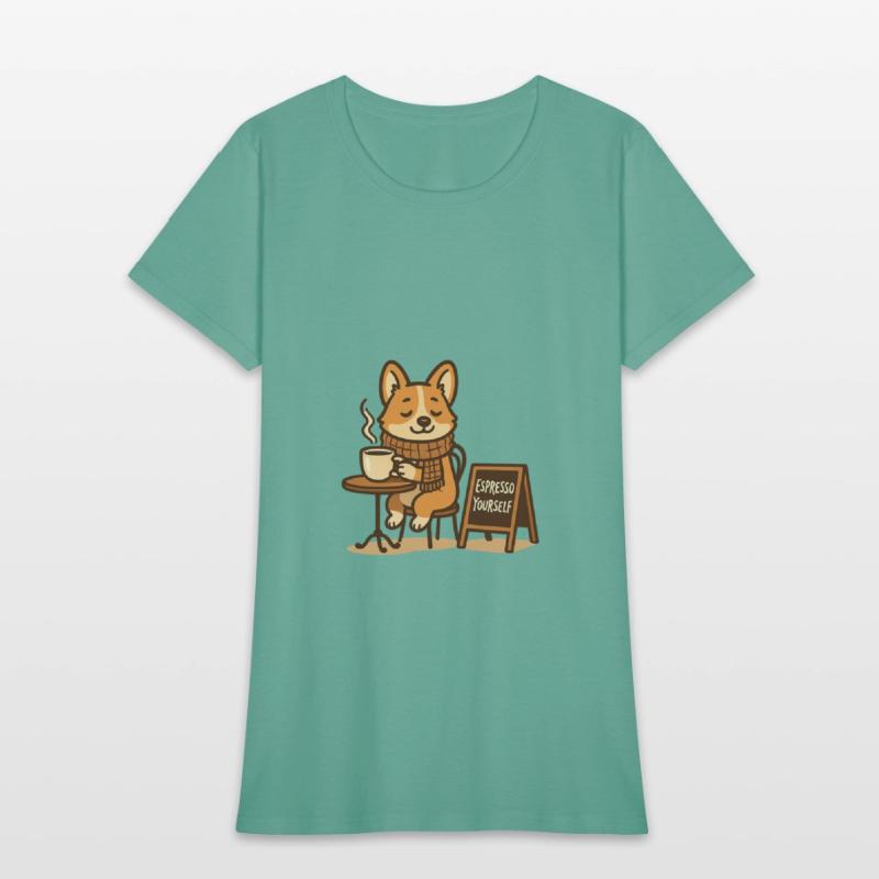 Espresso Yourself – Cute Corgi Coffee