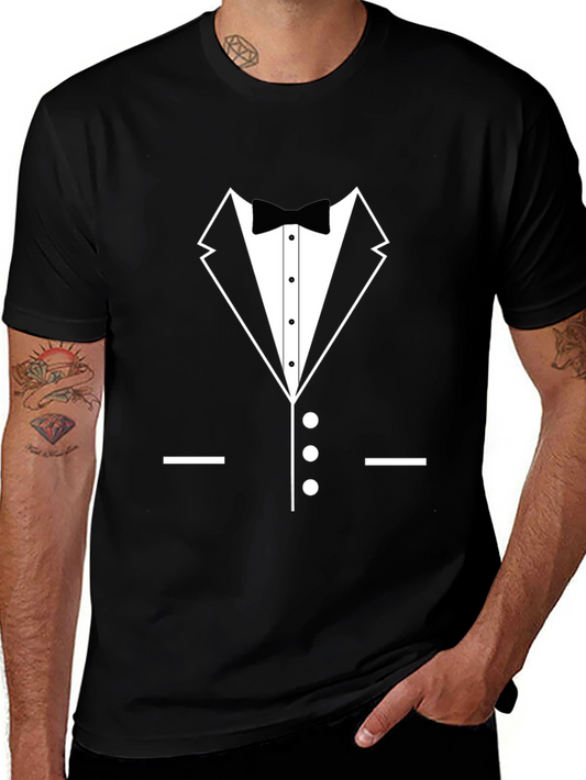 Tuxedo Graphic T-Shirt - Novelty Costume Tee