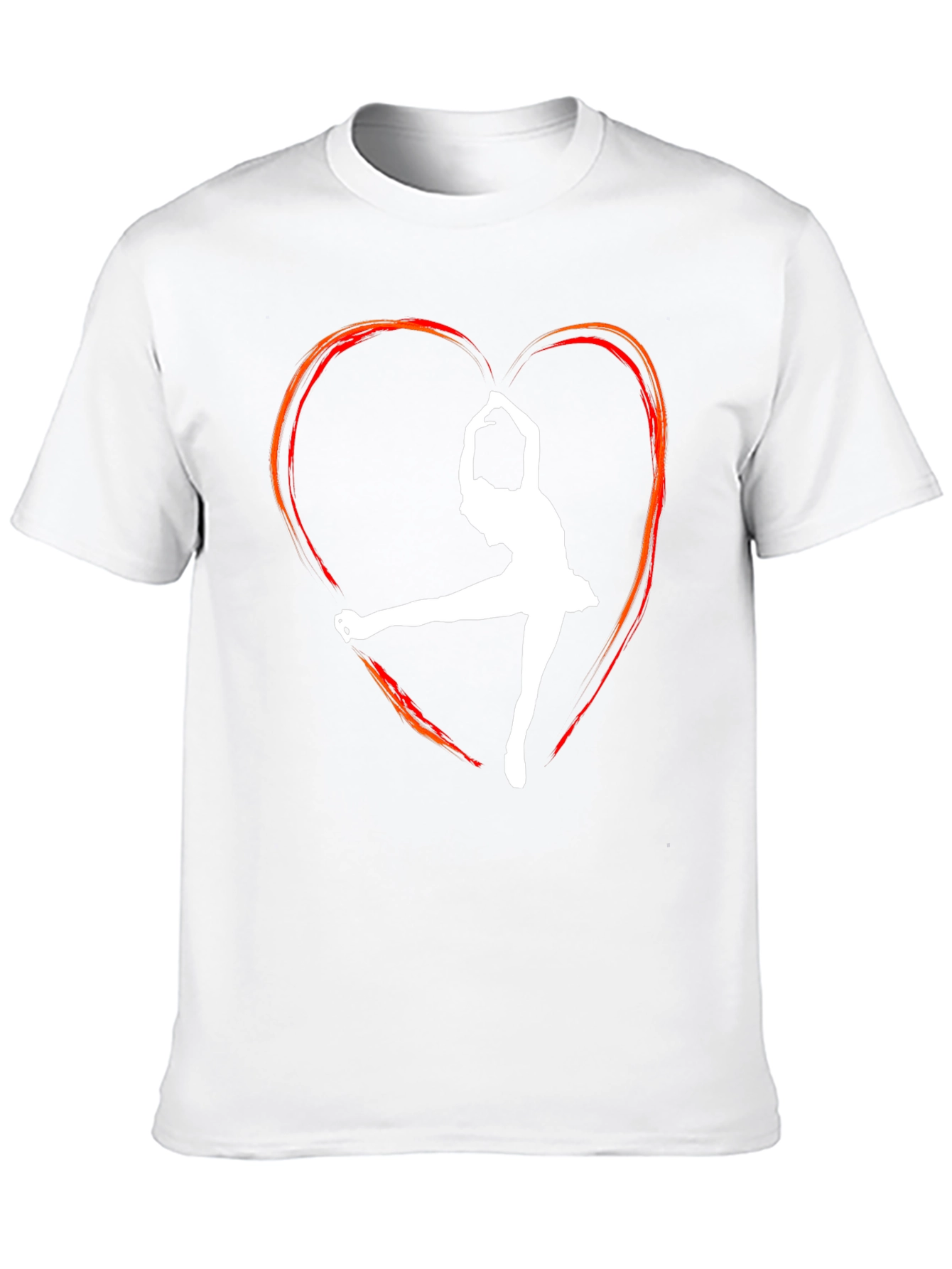 Skater Heart Graphic T-Shirt - Black