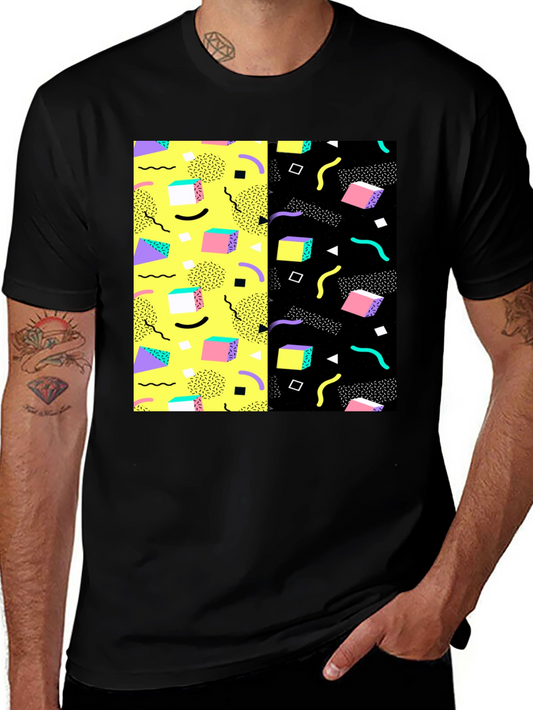 Retro 90s Style Graphic Print T-Shirt