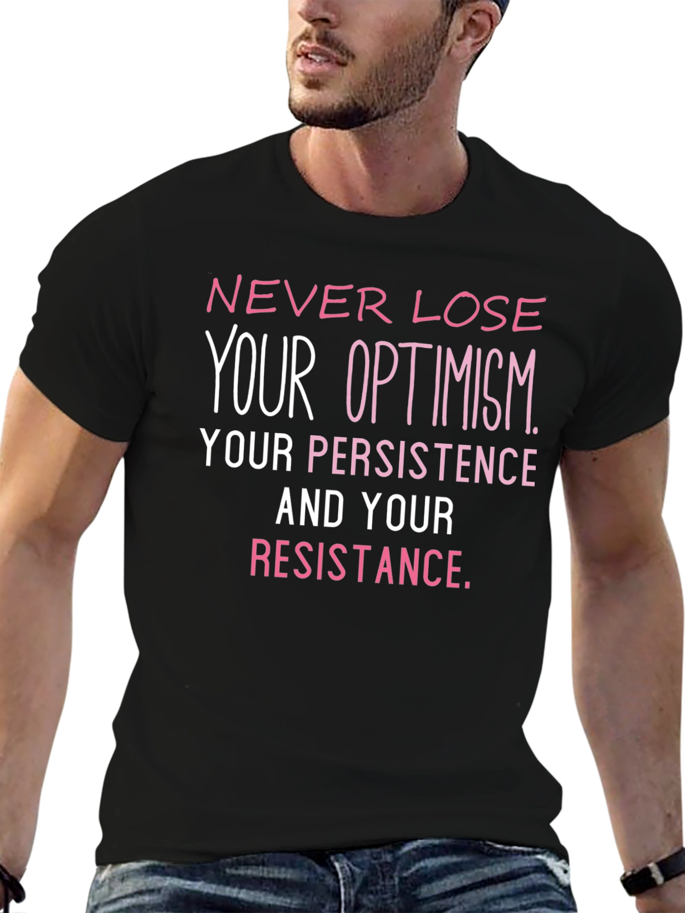 Optimism Persistence Resistance Graphic Tee