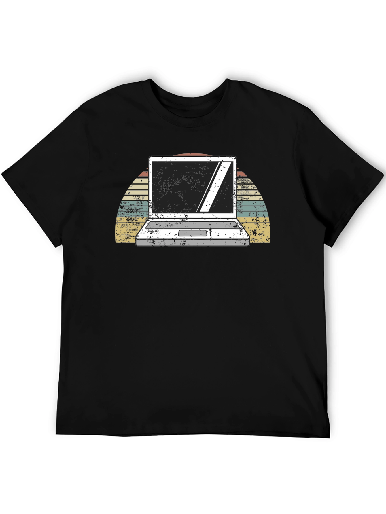 Retro Laptop Graphic T-Shirt