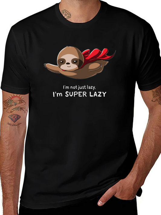 Super Lazy Sloth T-Shirt - Funny Animal Tee