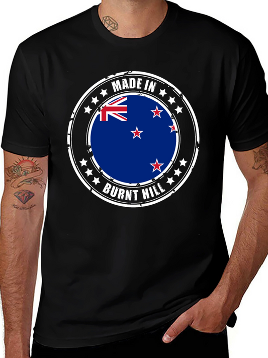 Burnt Hill New Zealand Flag T-Shirt