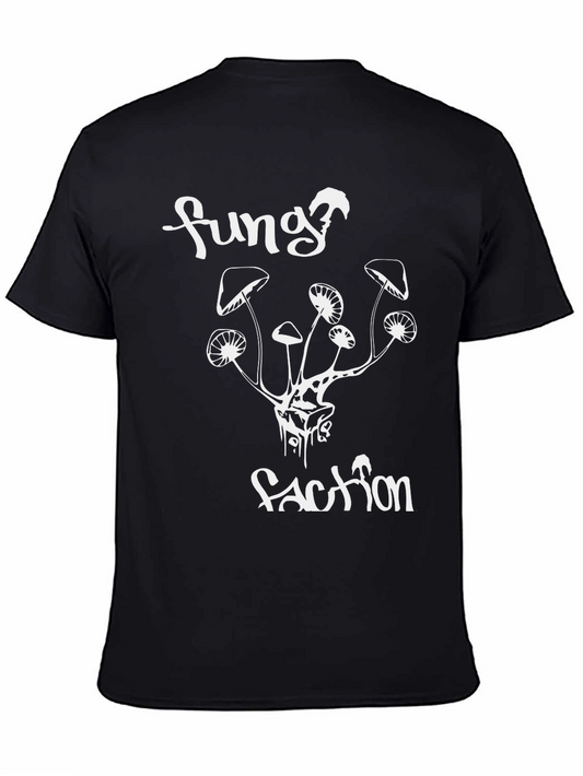 Fungus Faction Graphic Tee - Black Cotton Blend