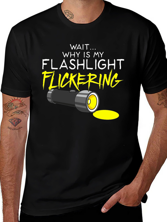 Funny Flashlight Flickering T-Shirt