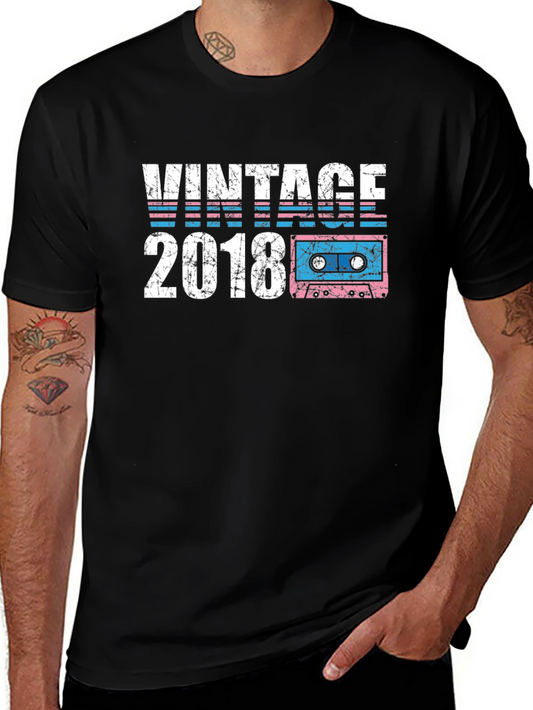 Vintage 2018 Cassette Tape T-Shirt