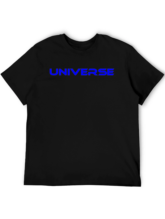 Universe Graphic T-Shirt - Bold Blue Design