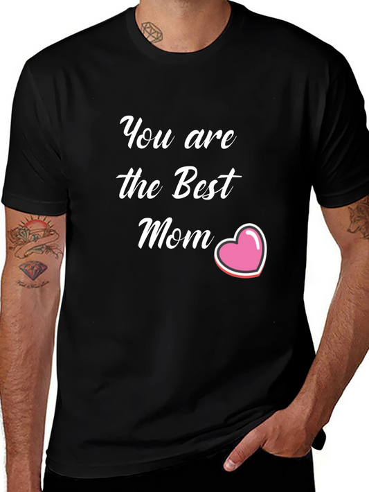 Best Mom Ever Black Graphic Tee