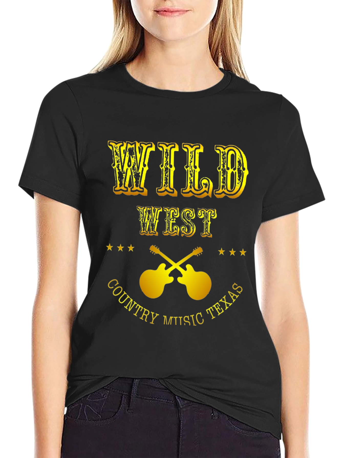 Wild West Country Music Texas Graphic Tee