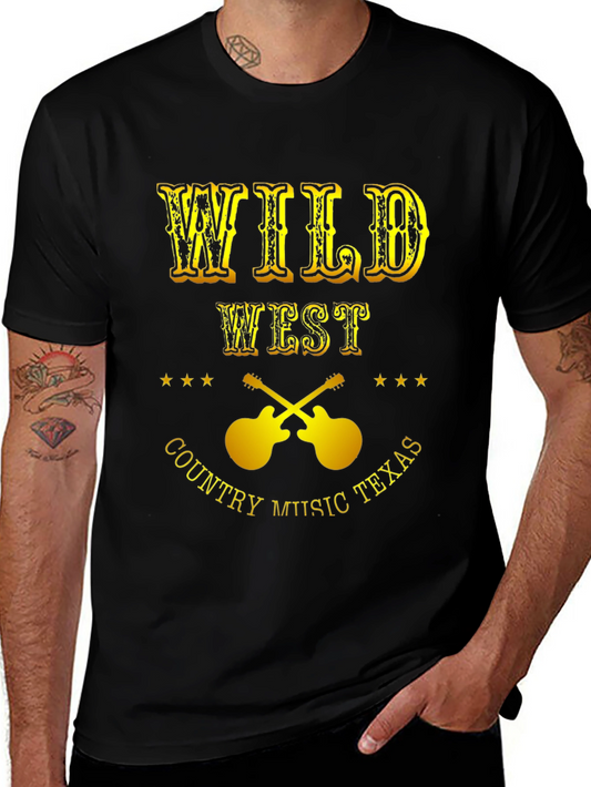 Wild West Country Music Texas Graphic Tee