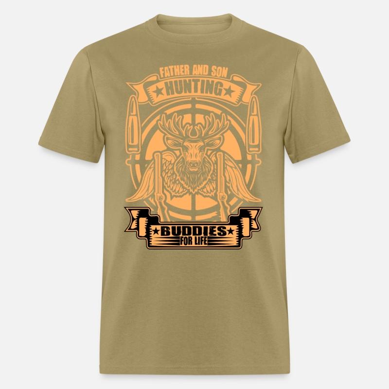 father and son hunting buddies for life T shirt