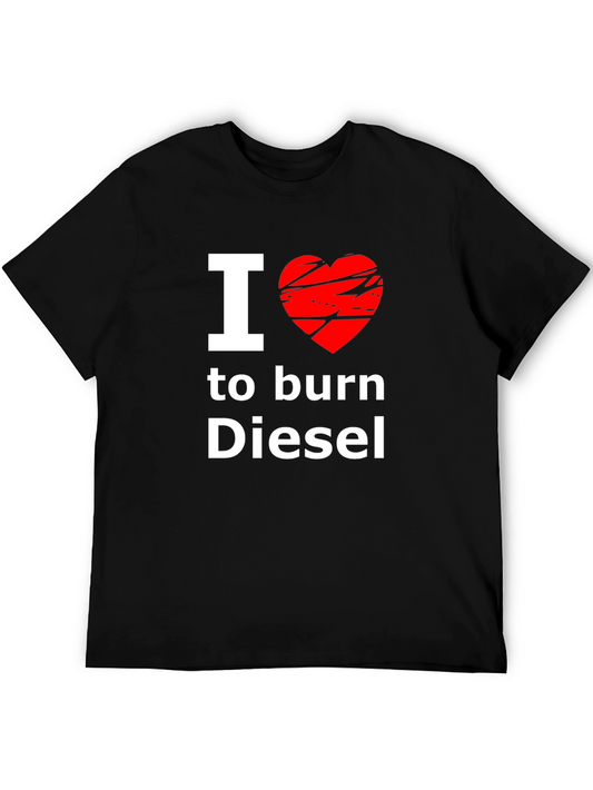 I Heart to Burn Diesel Graphic T-Shirt