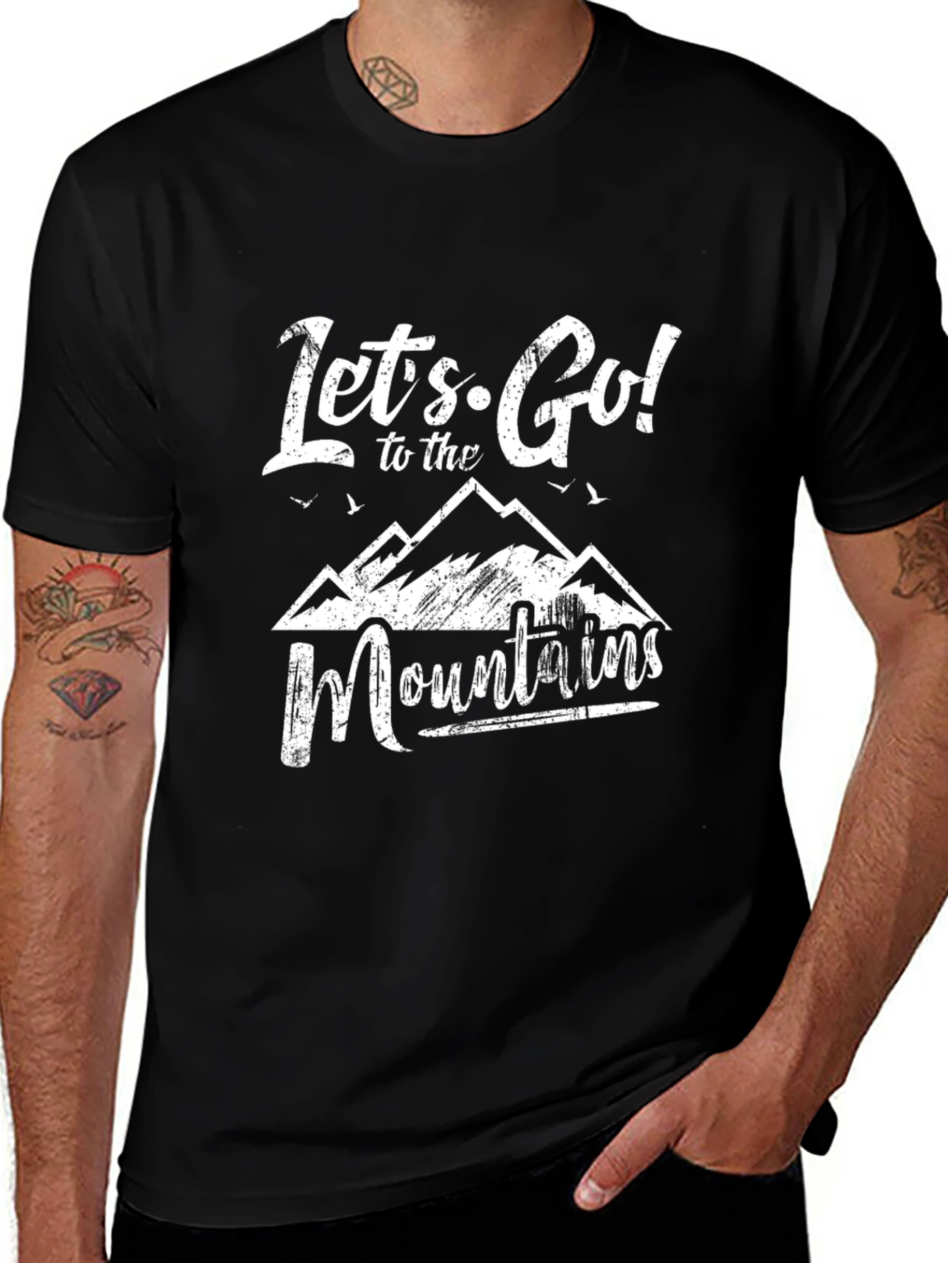 Lets Go to the Mountains Graphic T-Shirt