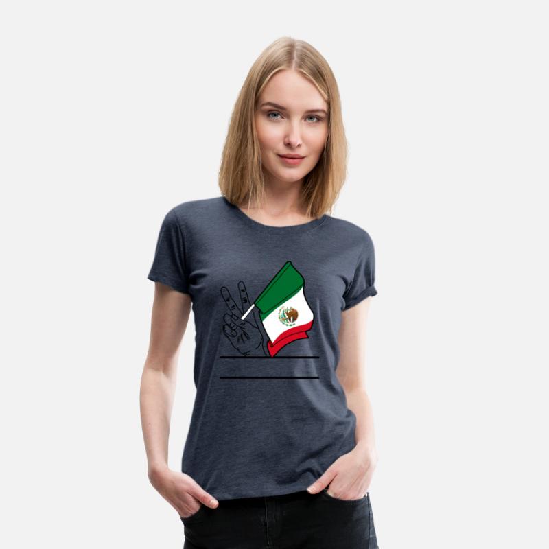 Flag Mexico transparent fist text space