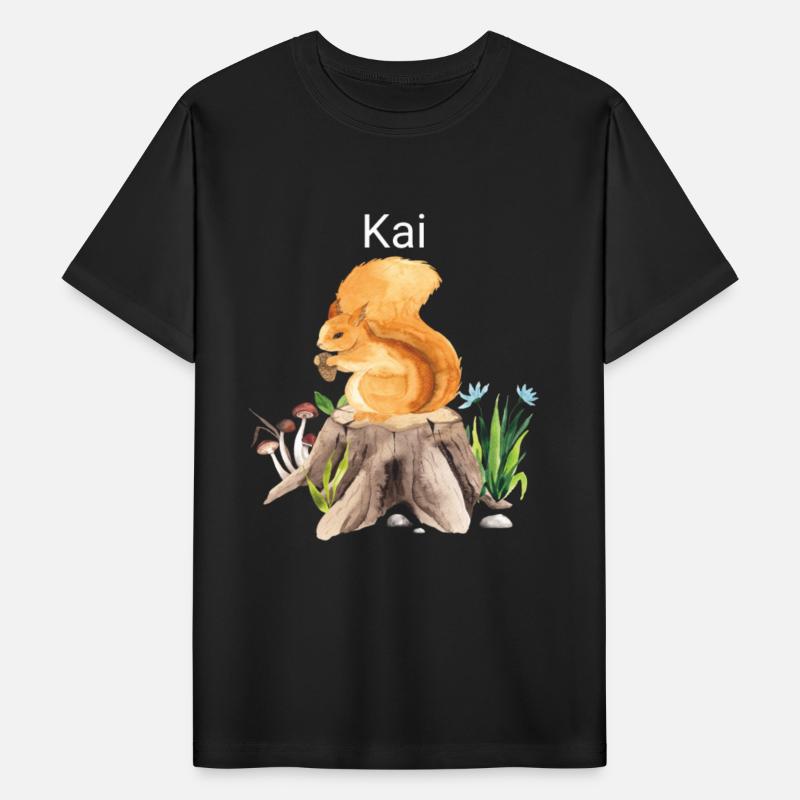 Forest animal squirrel with name Kai