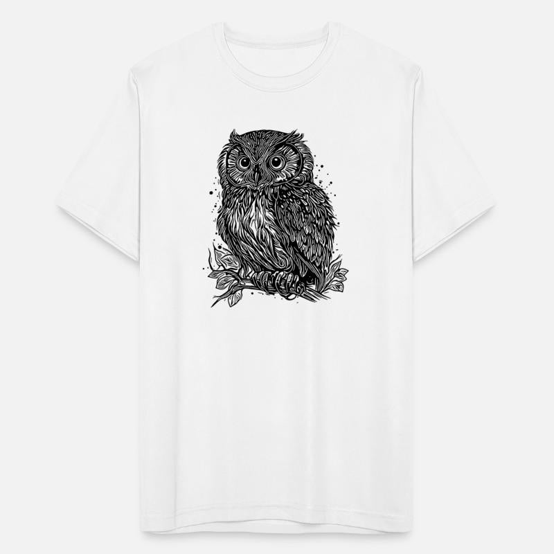 Forest Owl Nature Motif For Owl Lovers