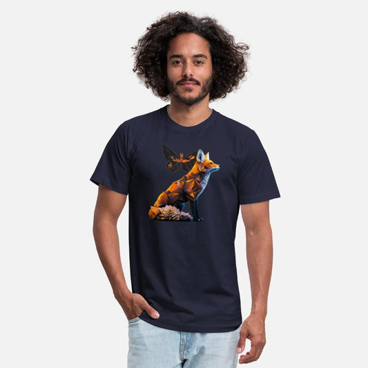 Fox Butterfly Motif Animal